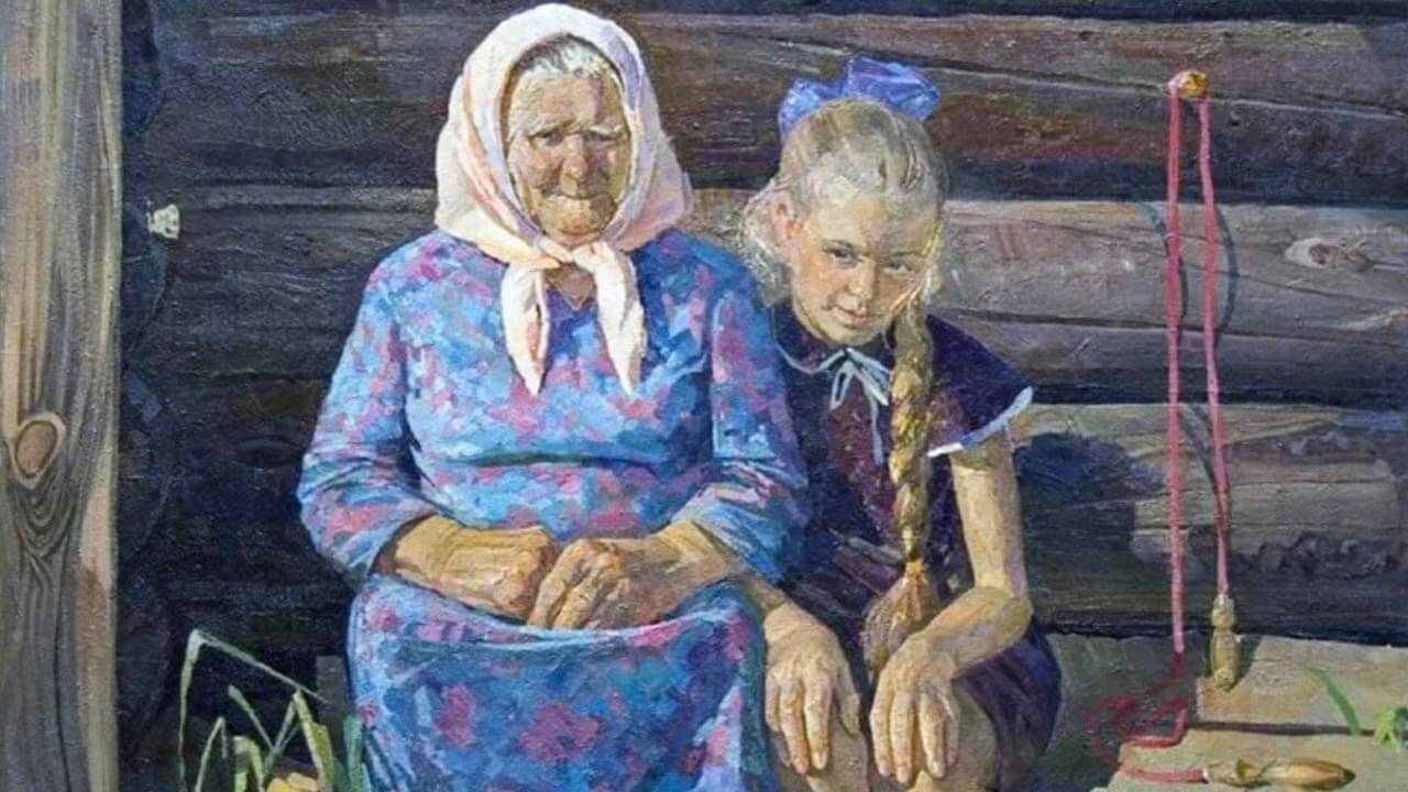 бабушка с внучкой