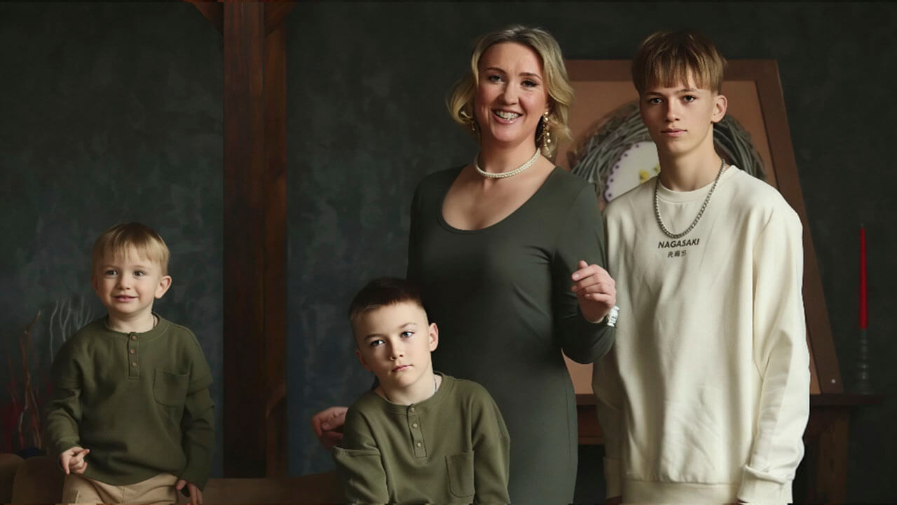 мама с детьми