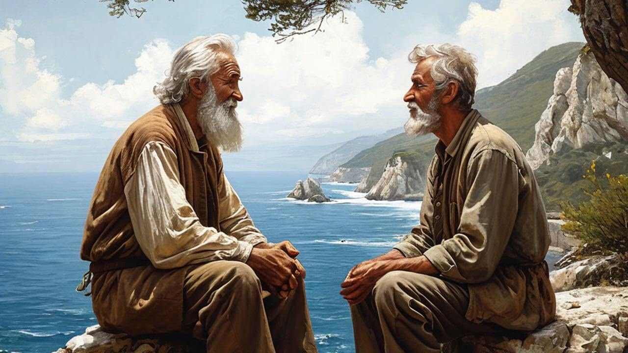 беседа старцев