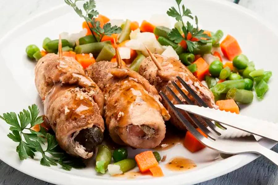 Мясные рулетики из свинины рецепт