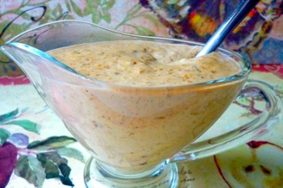 Сливочный соус со сморчками фото