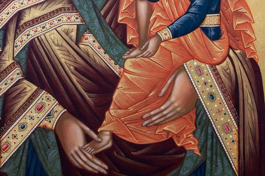 Отличительная черта Шуйской-Смоленской Одигитрии 