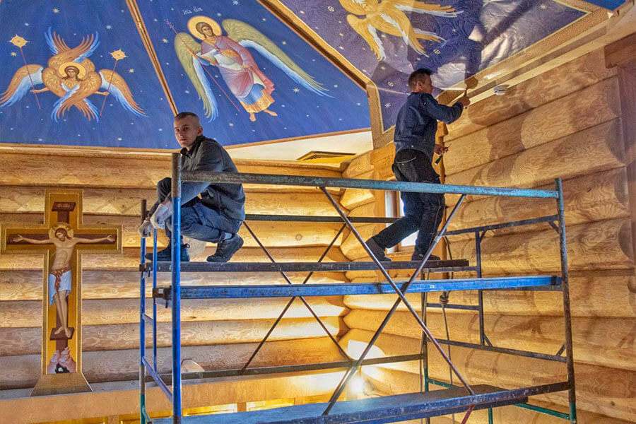 помощь в обустройстве храма