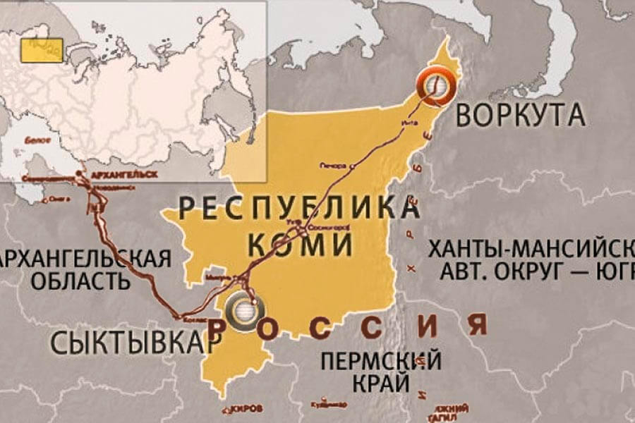 Железная дорога на Воркуту 