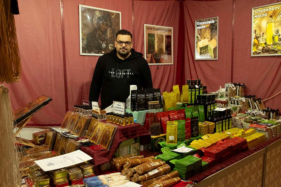 на православной выставке