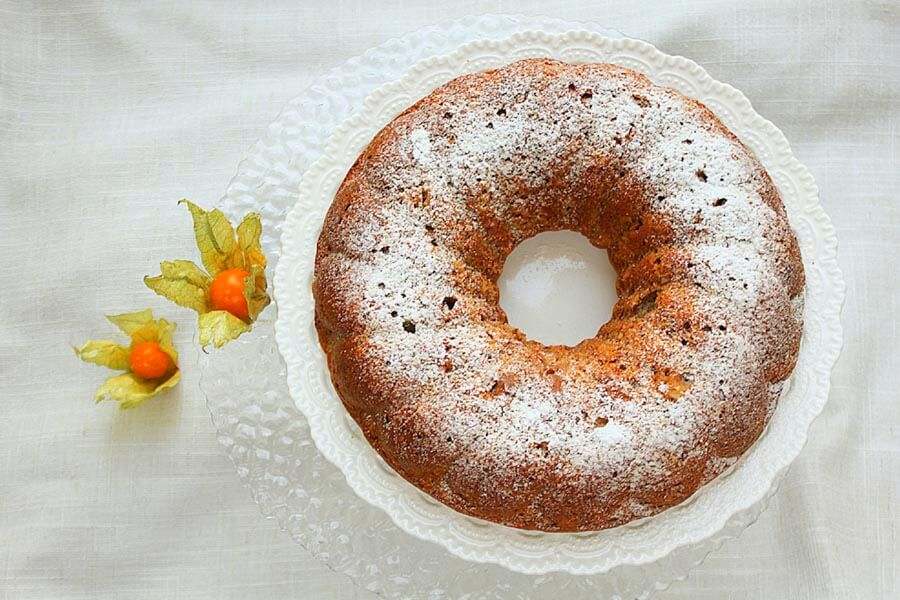 Пирог с яблоками фото