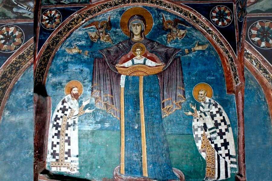 Фреска храма Святых Апостолов 