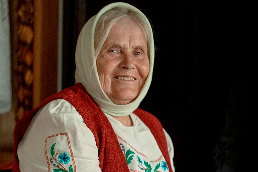 улыбка бабушки