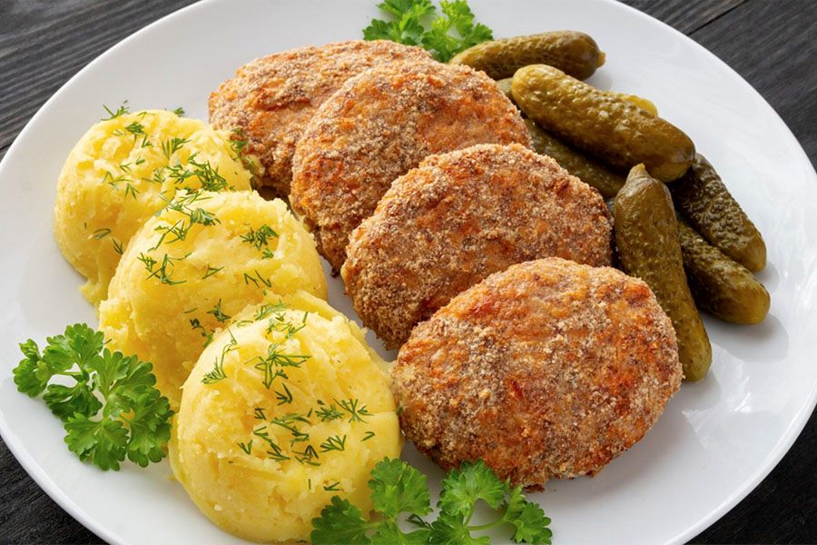 Постные котлеты с грибами фото 