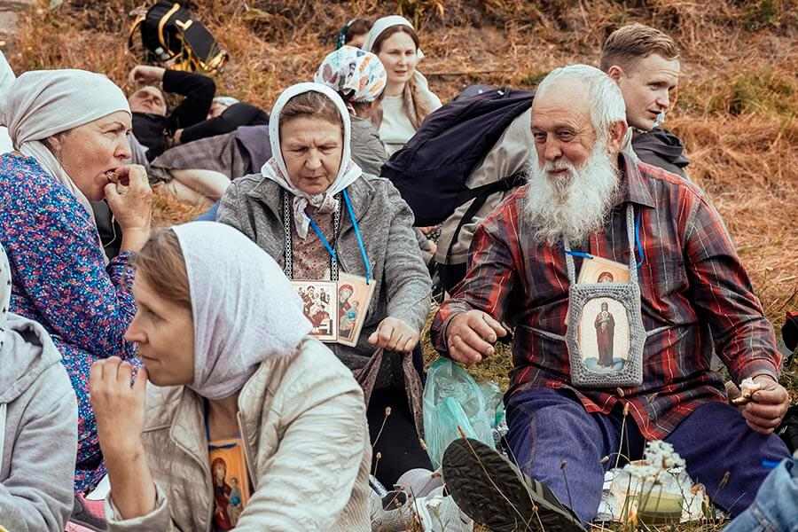 крестоходцы на отдыхе