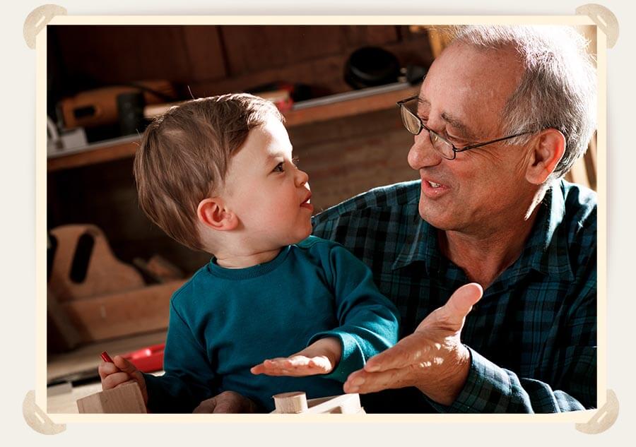 взрослый и малыш