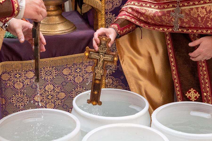 освящение воды