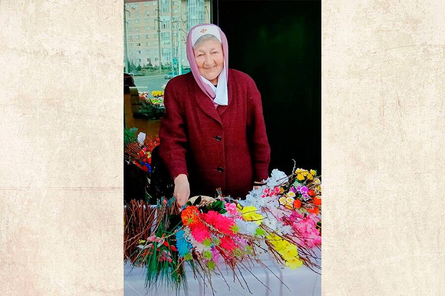 сестра с вербочками
