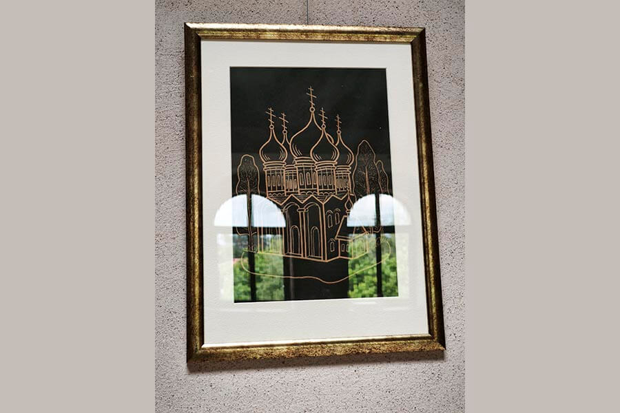 рисунок храма