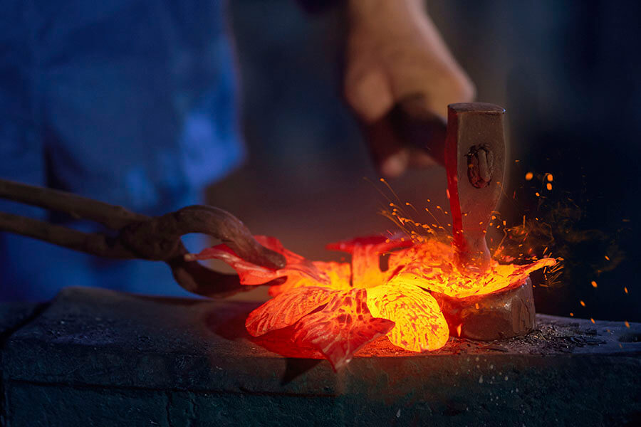 раскаленный металл