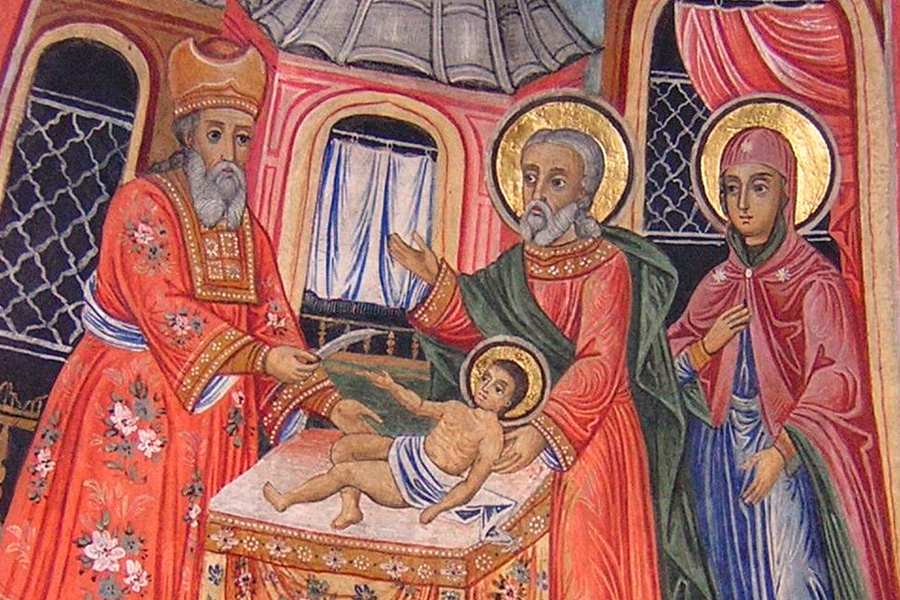 Обрезание Господне фреска 