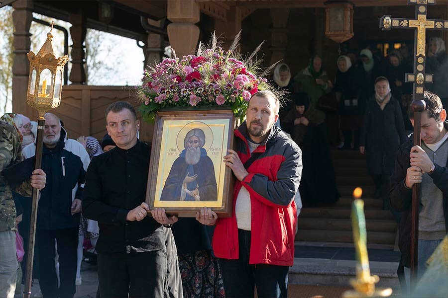 икона преподобного сергия радонежского