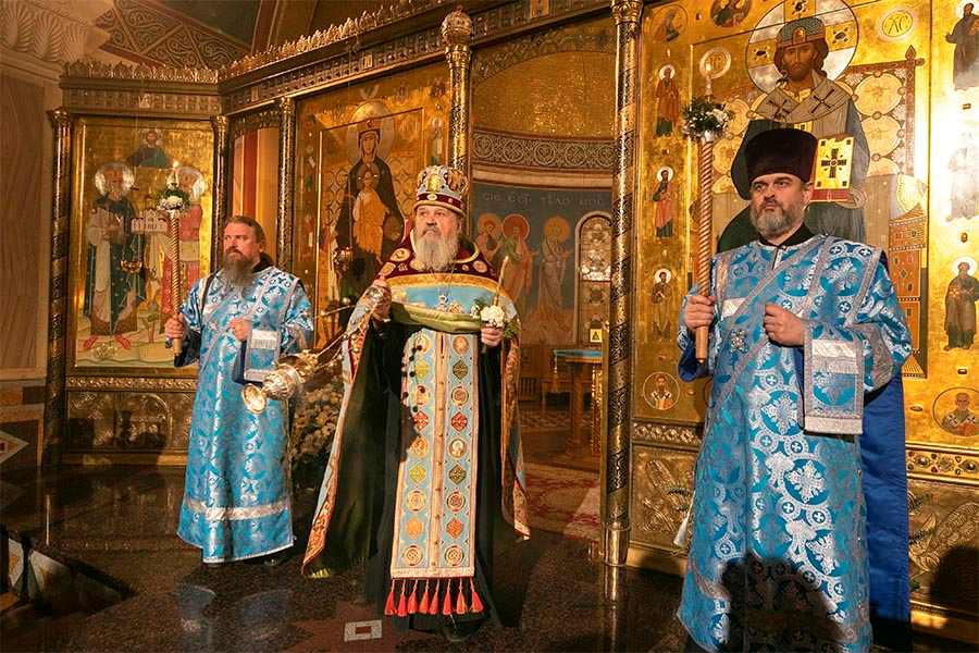 праздник Благовещения в монастыре