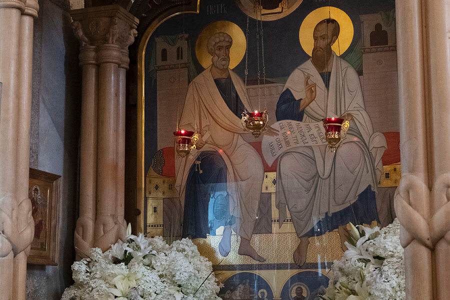 икона апостолов Петра и Павла