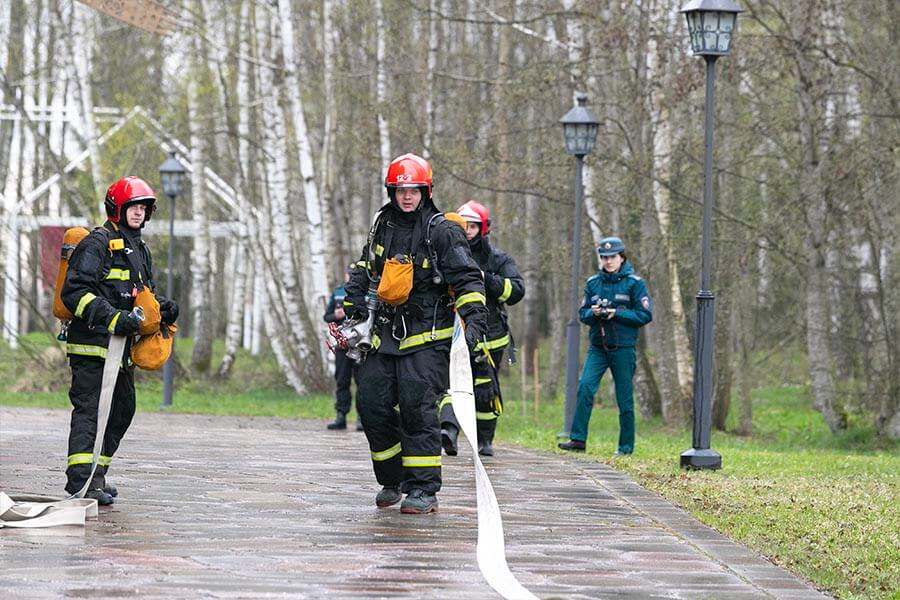 развертывание пожарной службы