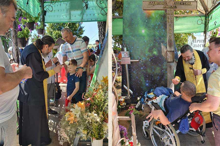 паломничество на могилку святой