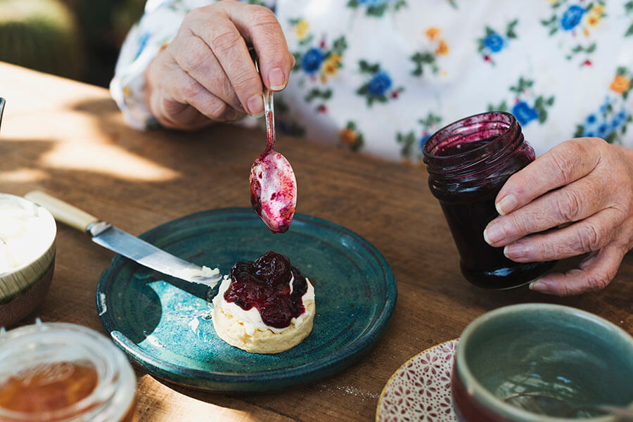 бутерброд с вареньем