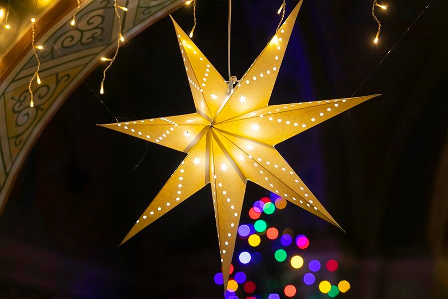 светящаяся звезда