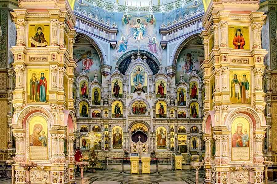 роскошное убранство храма