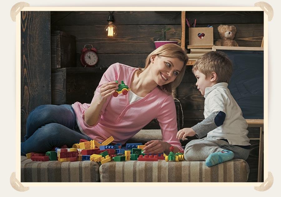 мама с сыном