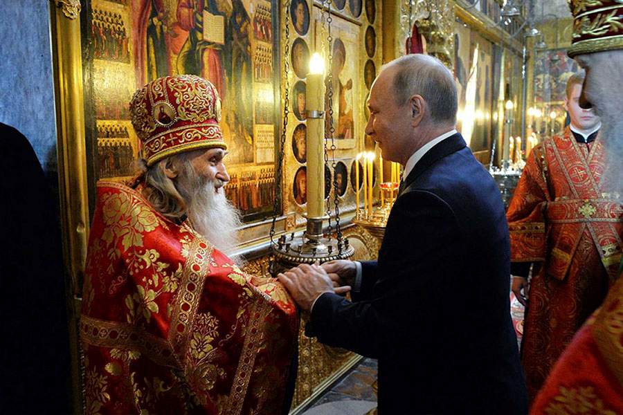 путин и старец илий