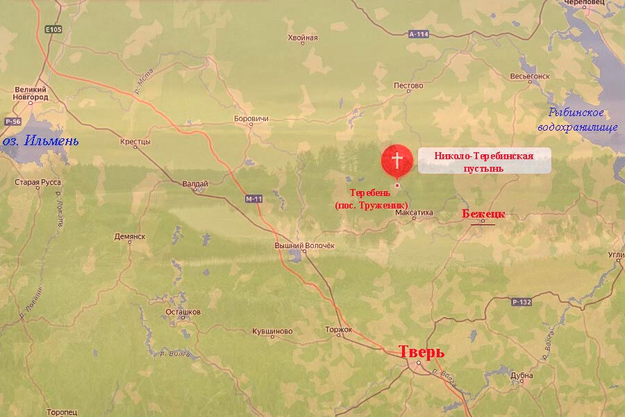 Место явления Теребенской иконы 