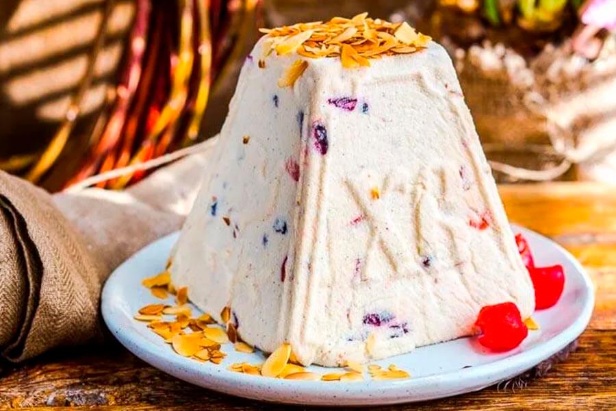 Заварная творожная пасха рецепт с фото 