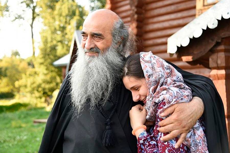 Отец Илиодор и его духовное чадо 