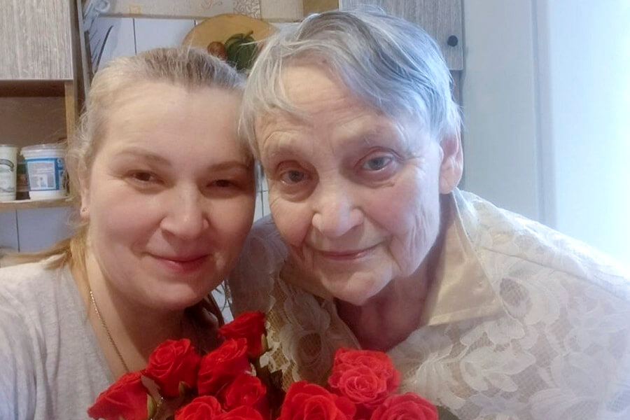 уходовая сестра и ее мама