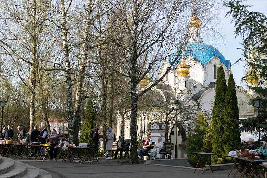 освящение пасхальной снеди