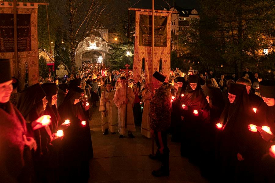 пасхальный крестный ход