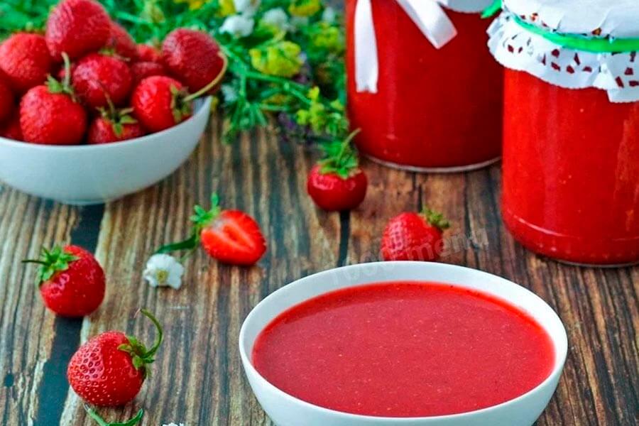 живое варенье из клубники фото 