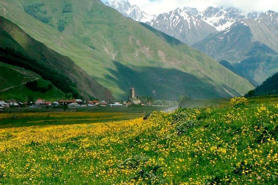 Сно высокогорный поселок 