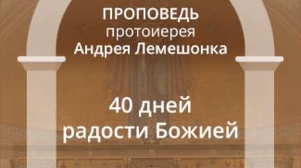 40 дней радости Божией