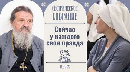 «Я хочу вас расшевелить!» Сестрическое собрание с отцом Андреем