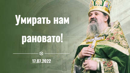 Проповедь о. Андрея после Всенощного  бдения 17 июля 2022