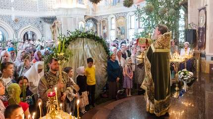 «Дух Божий освятил сегодня всех нас»