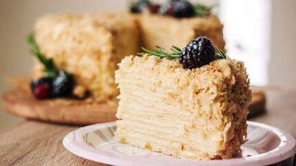 Торт ленивый «Наполеон»