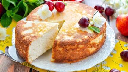 Домашняя вкусная творожная запеканка